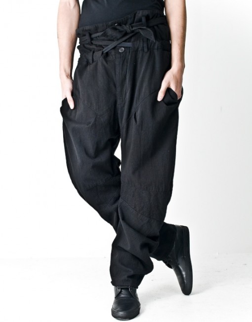 HARMON - BLACK FISHERMAN PANTS - Wait! Fashion