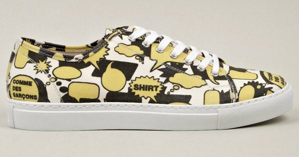 commes des garcons shirt sneakers