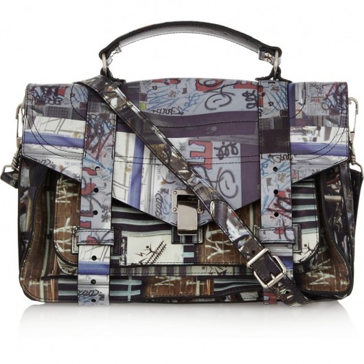 Proenza Schouler PS1 Medium printed satchel