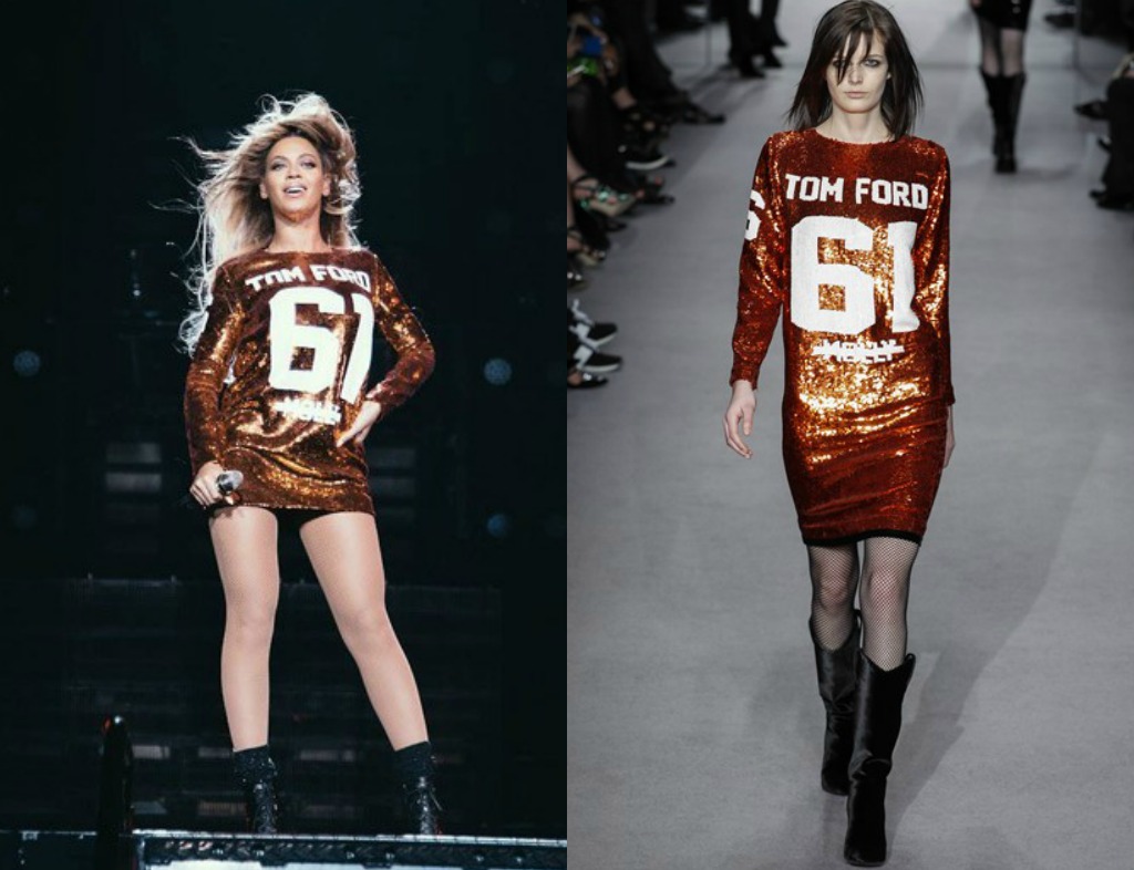 beyoncé in tom ford fw 2014