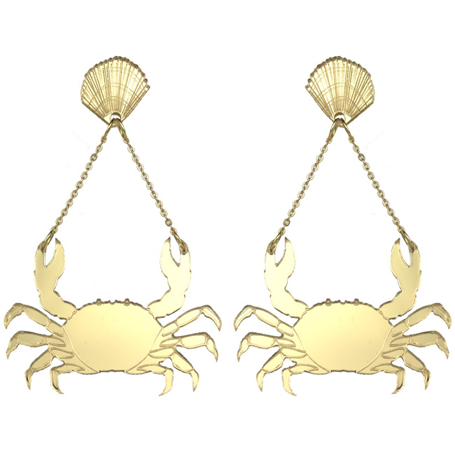 Golden-crab-Earr-WHITE