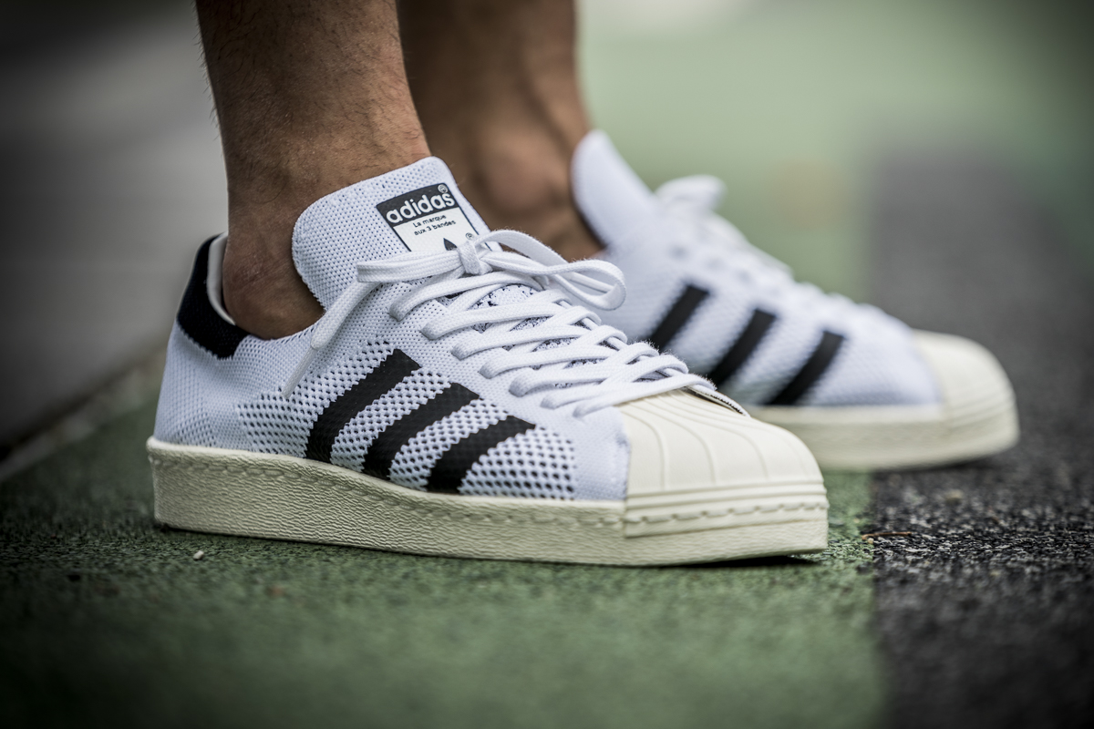 More Images Of The adidas Originals Superstar 80s White / Gum 