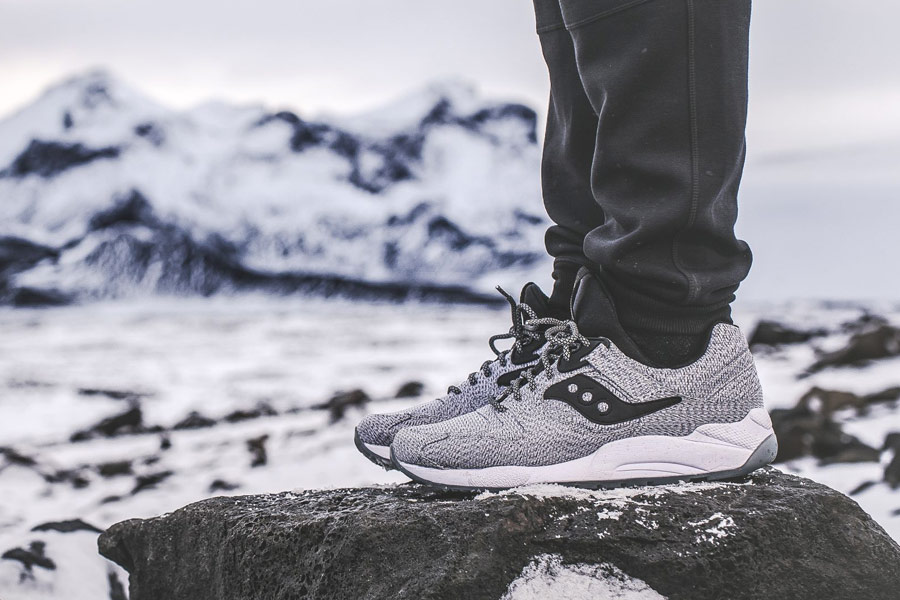 ECCO LE NUOVE SAUCONY GRID 9000 DIRTY SNOW
