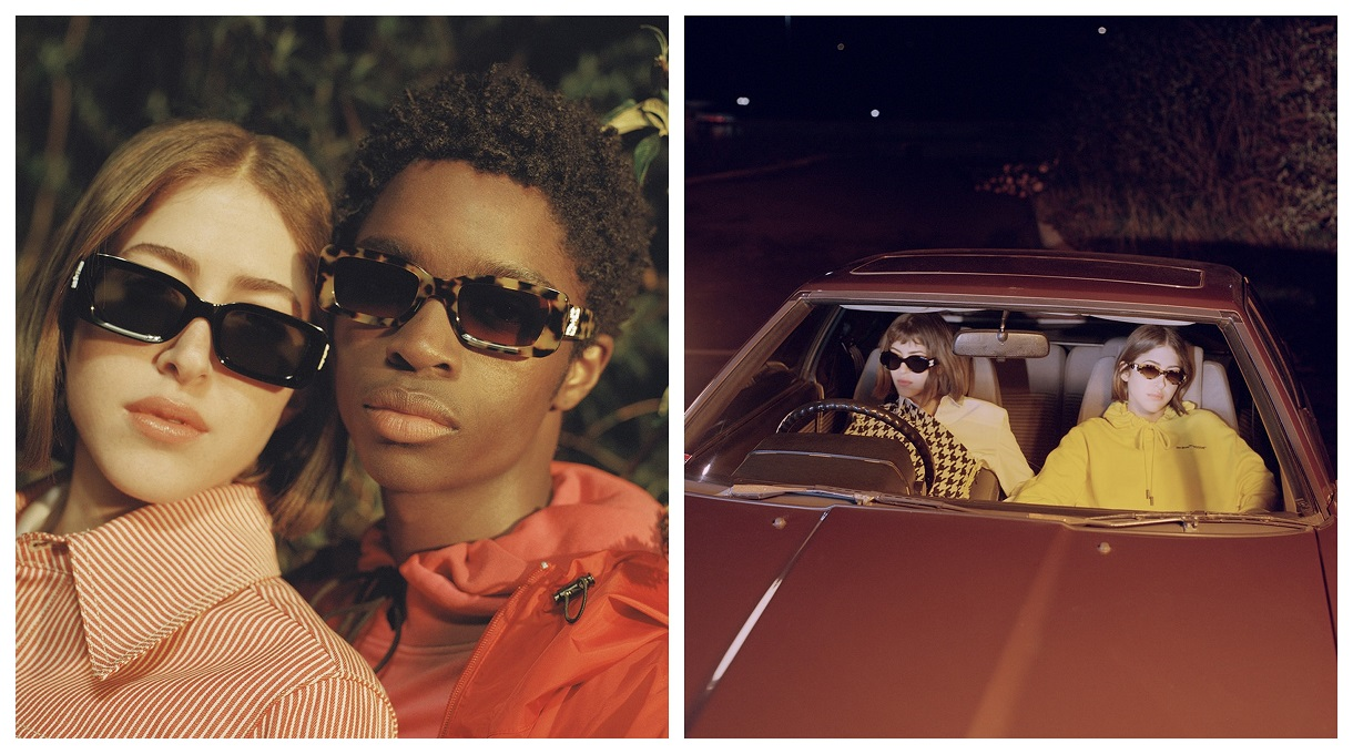 Collaborative 80s-Inspired Sunglasses : offwhite and sunglass hut