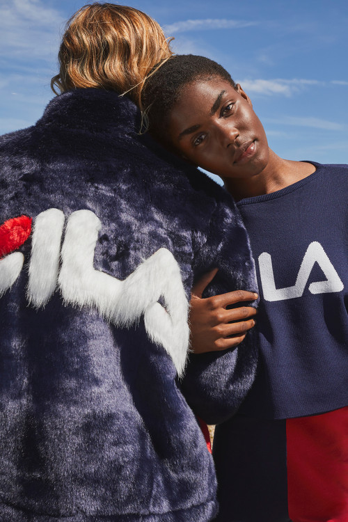 fila arianna faux fur jacket