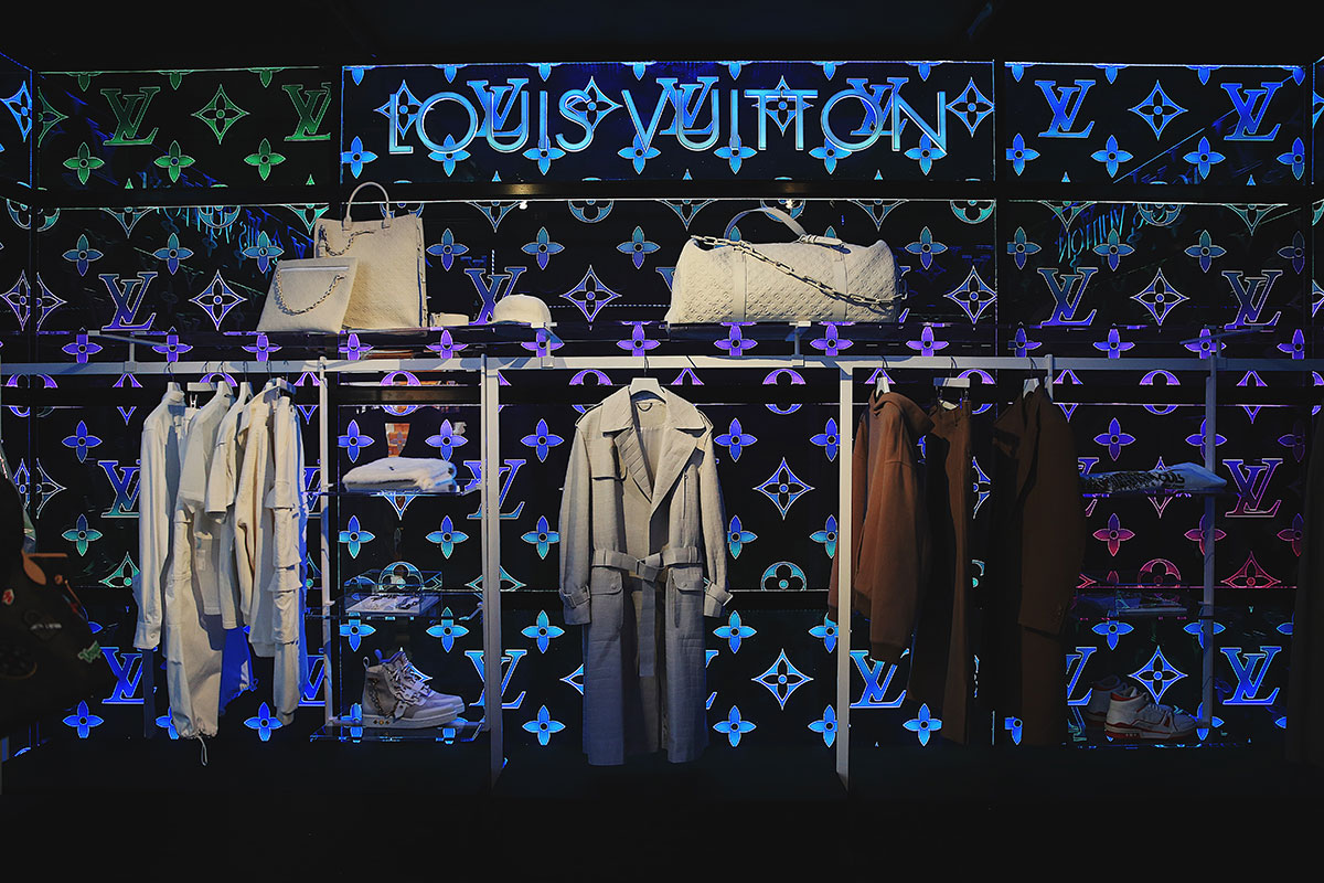 Louis Vuitton apre un pop-up store per la collezione firmata Virgil Abloh