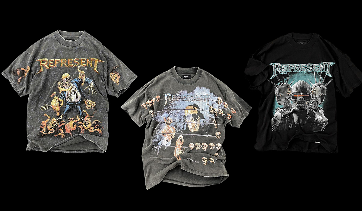 Represent x Megadeth: luxury streetwear with a metal twist! - Wait! Fashion