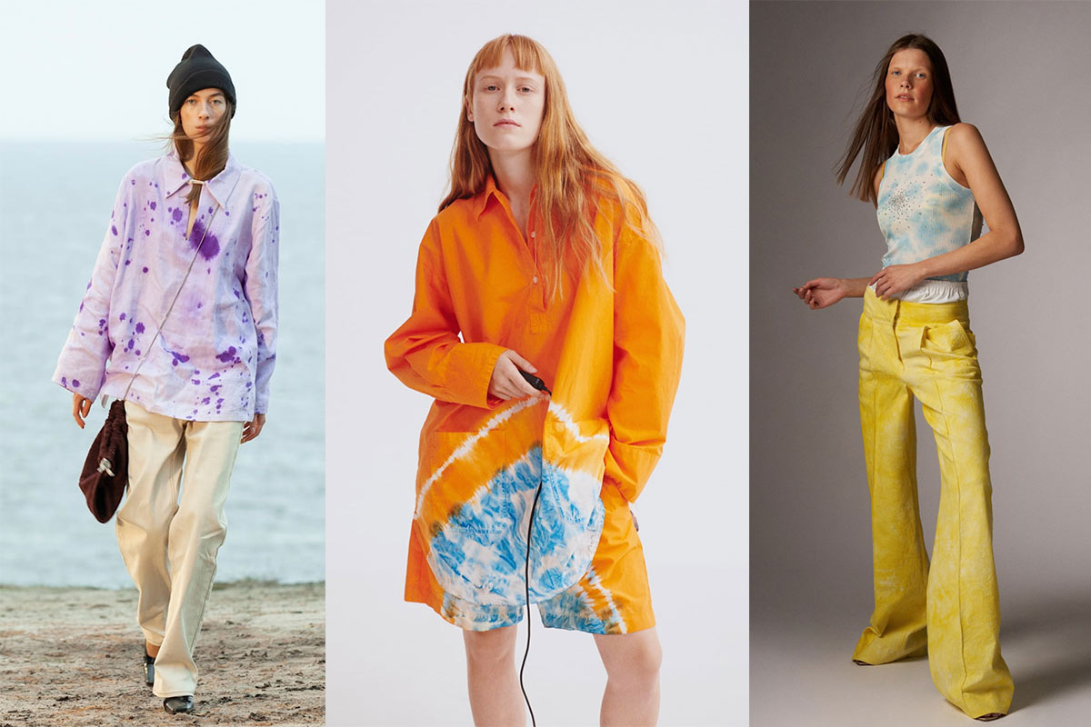 Esempi di look tie-dye
