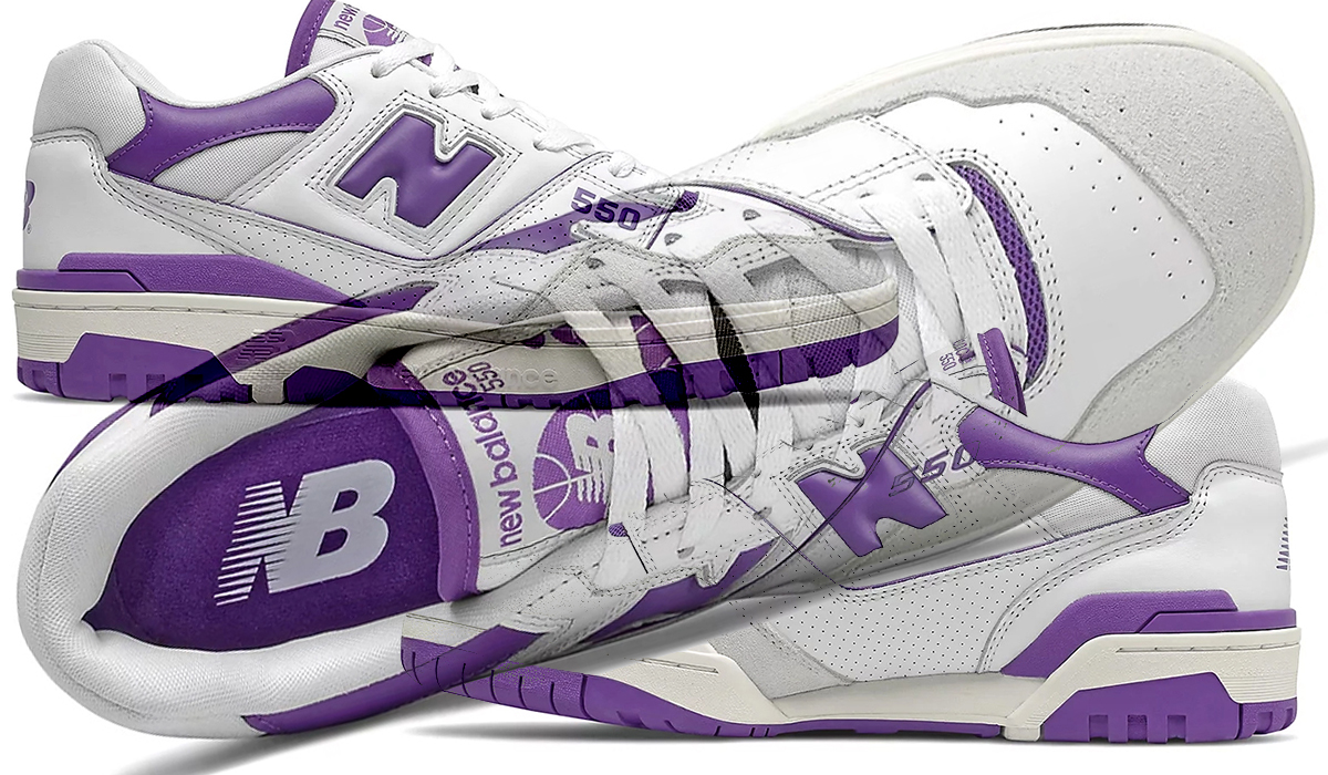 New Balance 550 become // Purple // - Wait!